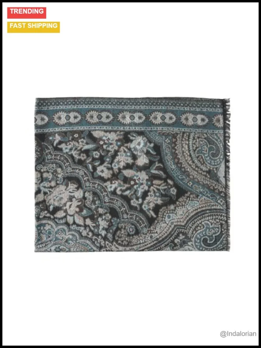 Spanish Design Long Shawl Scarf 100% Viscose from Bamboo